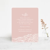 "ridge" - Reception Cards in Dusk by Krissy Bengtson - Front