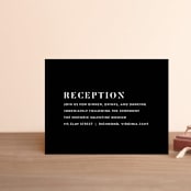 "Harmonie" - Reception Cards in Cloud by Carly Reed Walker - Front