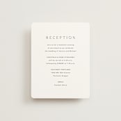 "Picture Perfect" - Reception Cards in Opal by Jennifer Postorino - Front