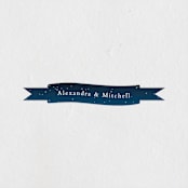 "The Night Before" - Rehearsal Dinner Favor Stickers in Nightfall by Lea Delaveris - Front