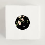 "A Botanical Event" - Rehearsal Dinner Favor Stickers in Night by Chris Griffith - In Use