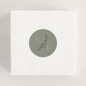 "matcha" - Rehearsal Dinner Favor Stickers in Matcha by chocomocacino - In Use