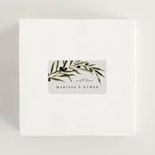 "Olivier" - Rehearsal Dinner Favor Stickers in Creme by Kate Ahn - In Use