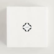 "Dashing Script" - Rehearsal Dinner Favor Stickers in Peppercorn by Olivia Raufman - In Use