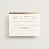 "meadow cross" - Foil-Pressed Multi-Event RSVP Cards in Spring by Phrosné Barwood - Front