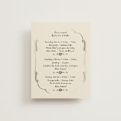 "Santa Catalina" - Foil-Pressed Multi-Event RSVP Cards in Ink Wash by Ani Somi - Front