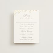 "Aperol" - Foil-Pressed Multi-Event RSVP Cards in Chiffon by Kristie Kern - Front