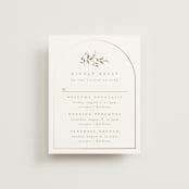 "Marmont" - Foil-Pressed Multi-Event RSVP Cards in Lilac by Kristie Kern - Front