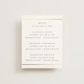"Style and grace" - Foil-Pressed Multi-Event RSVP Cards in Forest by Stacey Meacham - Front
