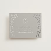 "cantuccini" - Foil-Pressed RSVP Online Enclosure Cards in Moon by chocomocacino - Front