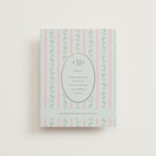 "Castle" - Foil-Pressed RSVP Online Enclosure Cards in Hummingbird by Claudia Orengo - Front