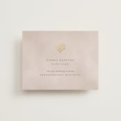 "Shraddha" - Foil-Pressed RSVP Online Enclosure Cards in Celestial by Deynaaz Daraei - Front