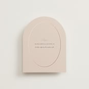 "Champagne" - Foil-Pressed RSVP Online Enclosure Cards in Rose by Ani Somi - Front