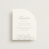 "Idyllic" - Gloss-Press® Reception Card in The Pearl by Design Lotus - Front