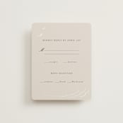 "Kumamoto" - Gloss-Press® RSVP Cards in Pearl by Ani Somi - Front
