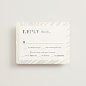 "Pristine" - Gloss-Press® RSVP Cards in Pearl by Robin Ott - Front