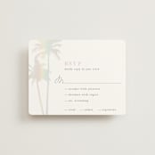 "Sunset by the Sea" - Gloss-Press® RSVP Cards in Ombre by lulu and isabelle - Front