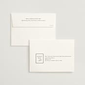 "Chic Gala" - Rehearsal Dinner Invitations in Snow by Kimberly FitzSimons - FREE Recipient Addressing