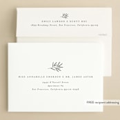 "Italia" - Rehearsal Dinner Invitations in Taupe by Kelly Schmidt - FREE Recipient Addressing