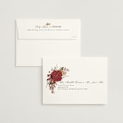 "Organic Florals" - Rehearsal Dinner Invitations in Autumn by Susan Moyal - FREE Recipient Addressing