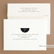 "Kenai" - Rehearsal Dinner Invitations in Shadow by Carly Reed Walker - FREE Recipient Addressing
