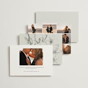 "Sophisticate" - Rehearsal Dinner Invitations in Slate by Jennifer Postorino - Back of Card Options
