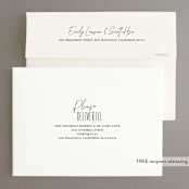 "Classic Welcome" - Rehearsal Dinner Invitations in Sand by Inkblot Design - FREE Recipient Addressing