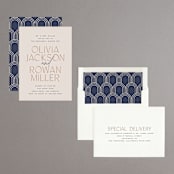 "Forward" - Rehearsal Dinner Invitations in Beach by Owl and Toad - Assembled