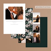 "Floral Bouquet" - Rehearsal Dinner Invitations in Garden by Alethea and Ruth - Back of Card Options