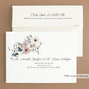 "Floral Bouquet" - Rehearsal Dinner Invitations in Garden by Alethea and Ruth - FREE Recipient Addressing