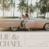 "gallery" - Rehearsal Dinner Invitations in Cream by Vera Lim - Detail