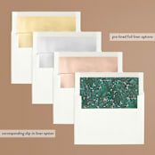 "Stacked Type" - Rehearsal Dinner Invitations in Sage by Alethea and Ruth - Envelope Liner Options