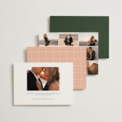 "Two Styles" - Rehearsal Dinner Invitations in Emerald by Owl and Toad - Back of Card Options