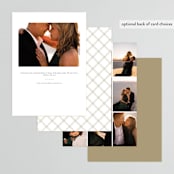 "Traditional Rehearsal Dinner" - Rehearsal Dinner Invitations in Quartz by Joanna Griffin - Back of Card Options