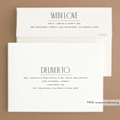 "Polished" - Rehearsal Dinner Invitations in Marble by Owl and Toad - FREE Recipient Addressing