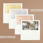 "Polished" - Rehearsal Dinner Invitations in Marble by Owl and Toad - Envelope Liner Options