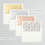 "Sketched Dinner" - Rehearsal Dinner Invitations in Mist by Petra Kern - Envelope Liner Options