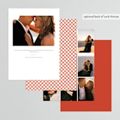 "Havana" - Rehearsal Dinner Invitations in Chili by Inkblot Design - Back of Card Options