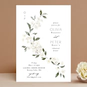 "Sweeping Vine" - Rehearsal Dinner Invitations in Porcelain by Itsy Belle Studio - Front