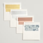 "Empire" - Rehearsal Dinner Invitations in Dusty Blue by Jennifer Postorino - Envelope Liner Options