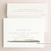 "True Love" - Rehearsal Dinner Invitations in Clay by Carolyn Nicks - FREE Recipient Addressing