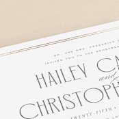 "merveilleux" - Rehearsal Dinner Invitations in Diamond by chocomocacino - Detail