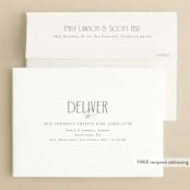 "merveilleux" - Rehearsal Dinner Invitations in Diamond by chocomocacino - FREE Recipient Addressing
