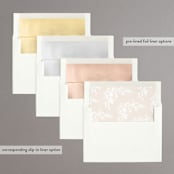 "Everly" - Rehearsal Dinner Invitations in Latte by Kristie Kern - Envelope Liner Options