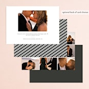 "cheers" - Rehearsal Dinner Invitations in Smoke by Sara Hicks Malone - Back of Card Options