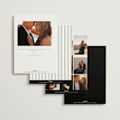 "Traditionalist" - Rehearsal Dinner Invitations in Snow by Sarah Brown - Back of Card Options