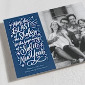 "blast" - Rosh Hashanah Cards in Sea by Laura Bolter - Close-Up