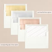 "Wonders" - Retired Holiday Cards in Blush by Jen Banks - Slip-In Envelope Liners