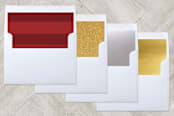 "Tis the season" - Retired Holiday Cards in Snowfall by Jennifer Thomke - Slip-In Envelope Liners