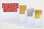"Curly Joy" - Retired Holiday Cards in Scarlet by Meagan Christensen - Slip-In Envelope Liners